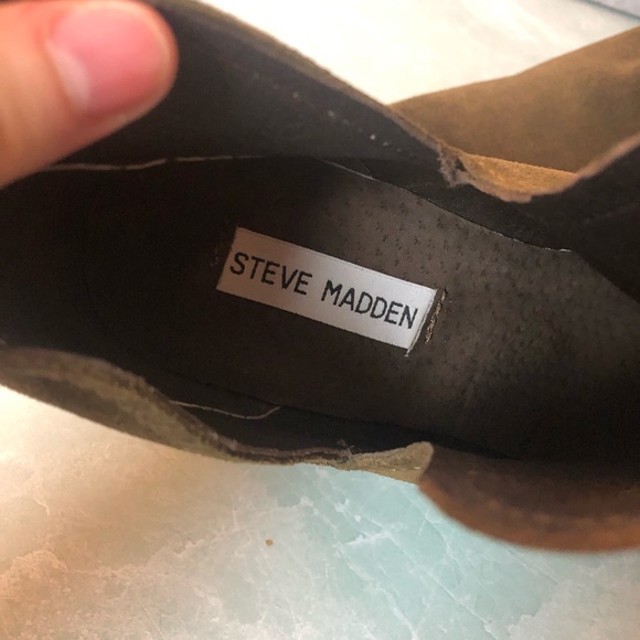 Steve Madden Poised brown ankle booties size 8.5 - Picture 5 of 8
